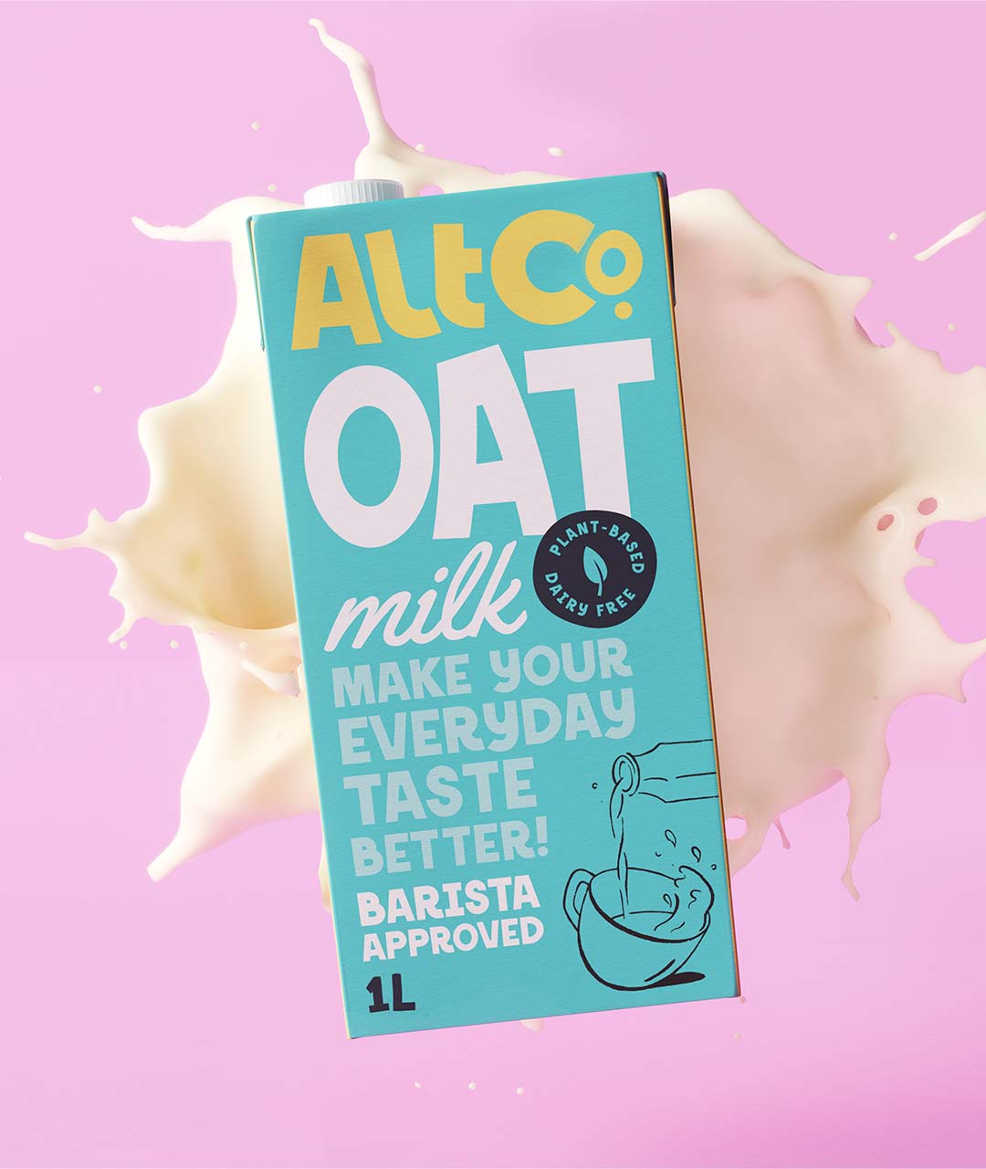 Alt Co oat milk branding