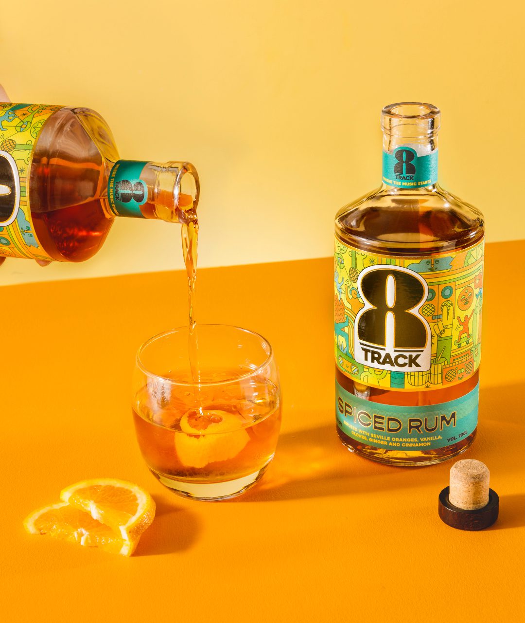 8Track Spiced Rum Kingdom & Sparrow