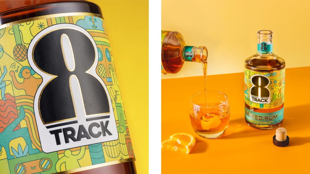 8Track Rum Branding