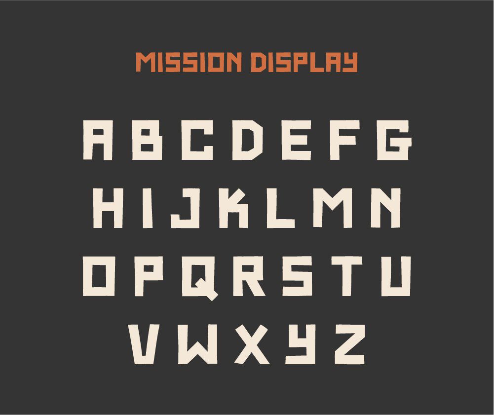 Bespoke font creation for Mission Coffee WOrks