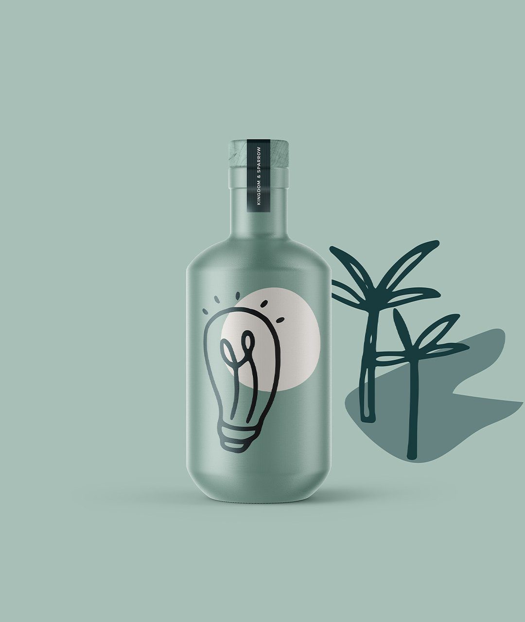 Branded Bottle Kingdom & Sparrow rebrand