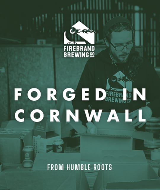 Cornish craft brewery branding Kingdom & Sparrow