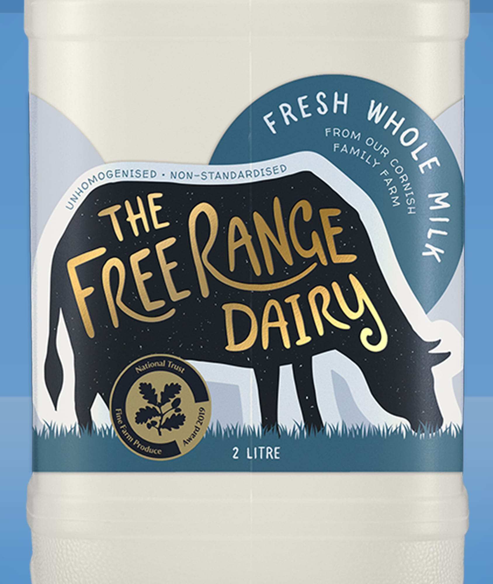 Free Range Dairy Cornish Milk Branding
