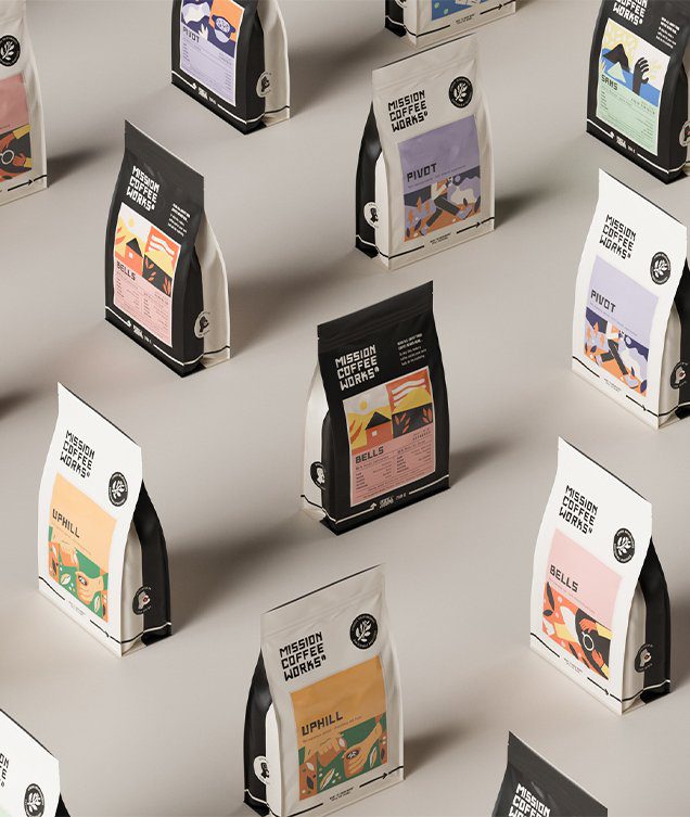 mission coffee range of coffee bags