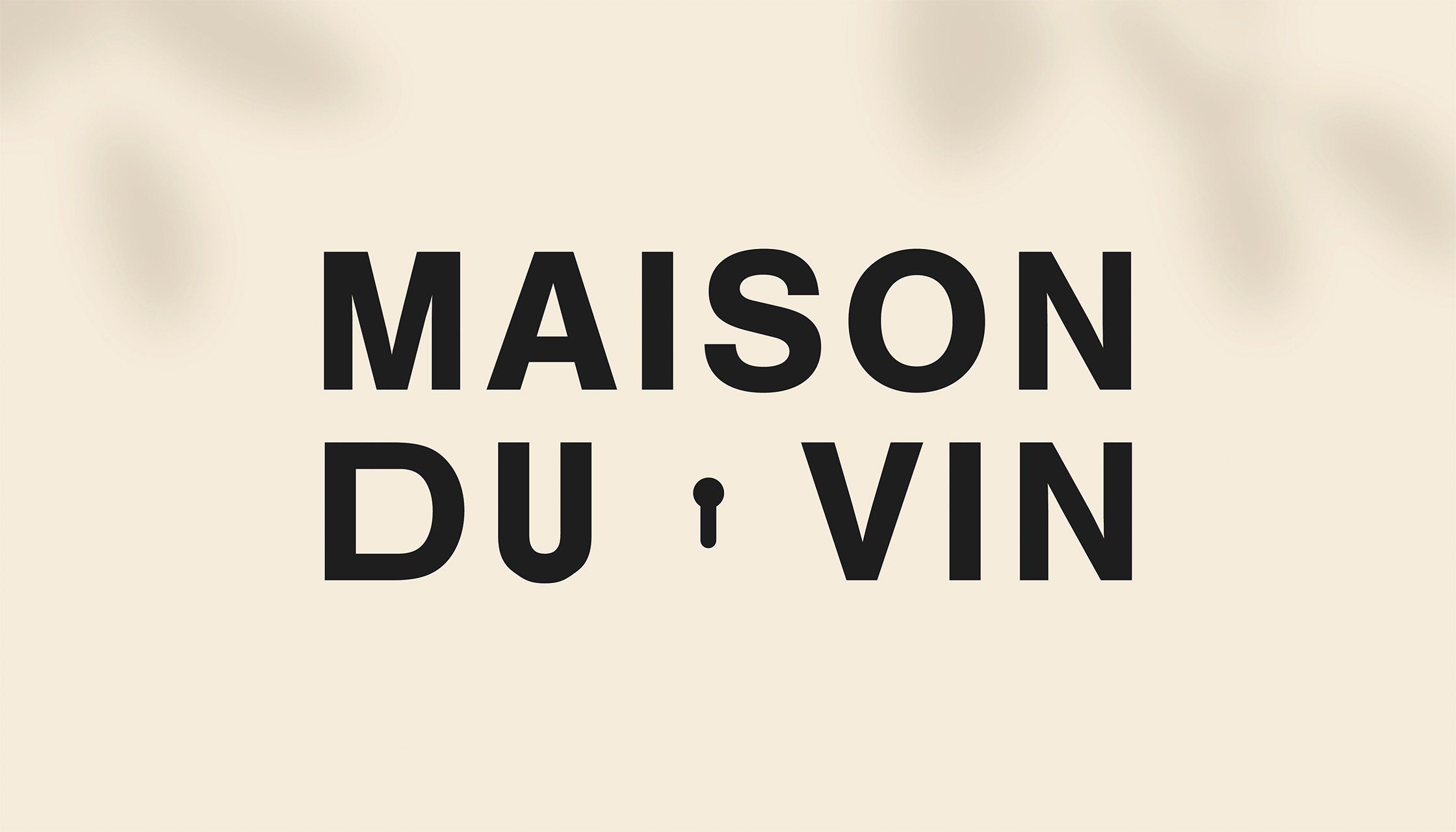 Maison Du Vin Wine Logo Creation