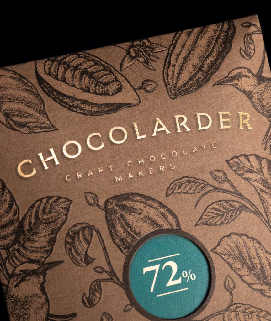 Chocolarder luxury chocolate branding by Kingdom & Sparrow