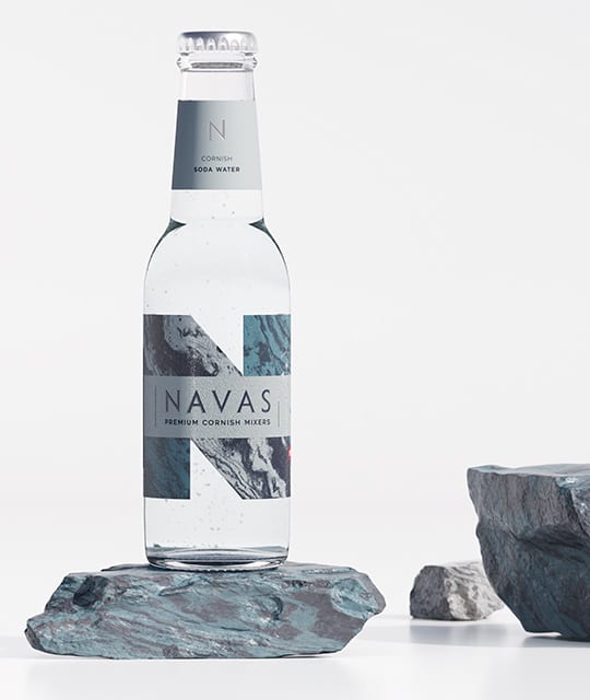 Navas Cornish soda water bottle Kingdom & Sparrow