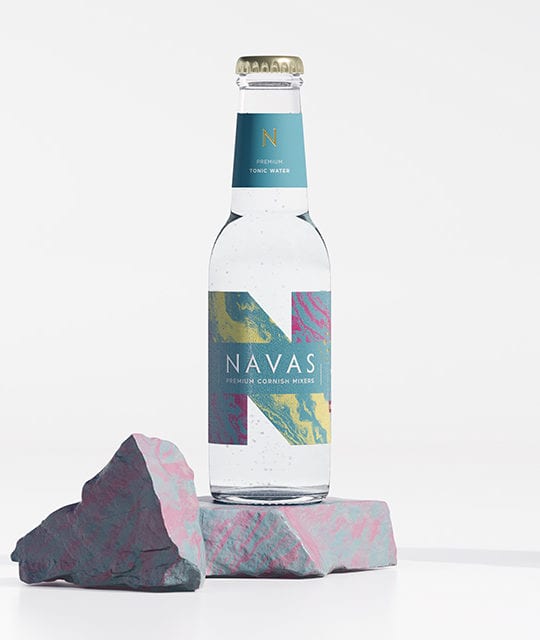 Navas premium tonic water branding