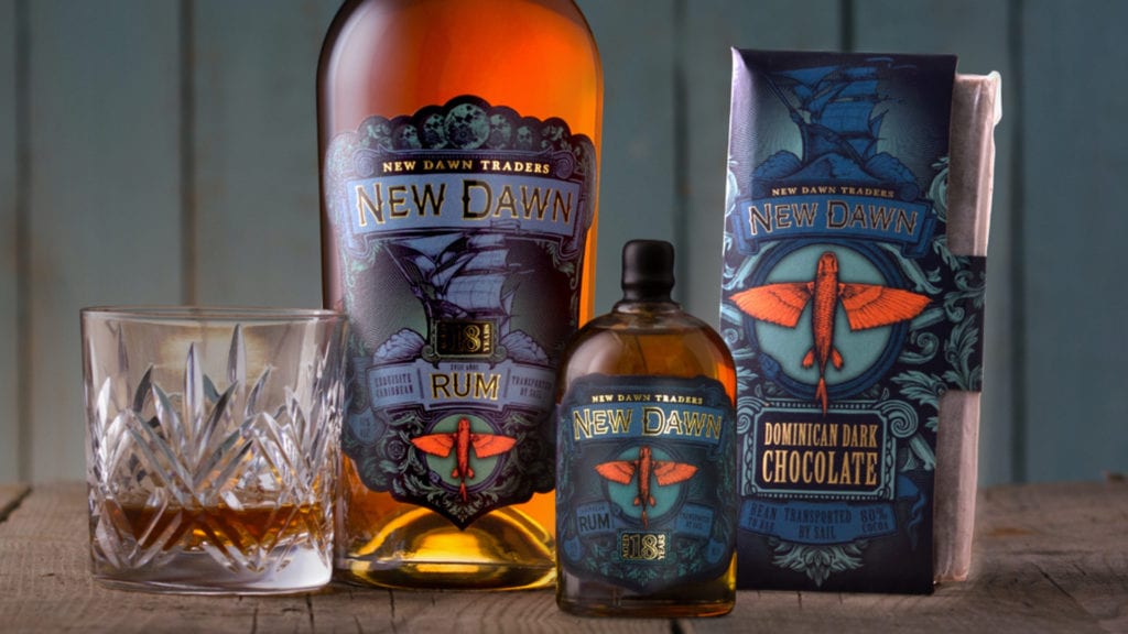 New Dawn Traders Premium Rum Branding