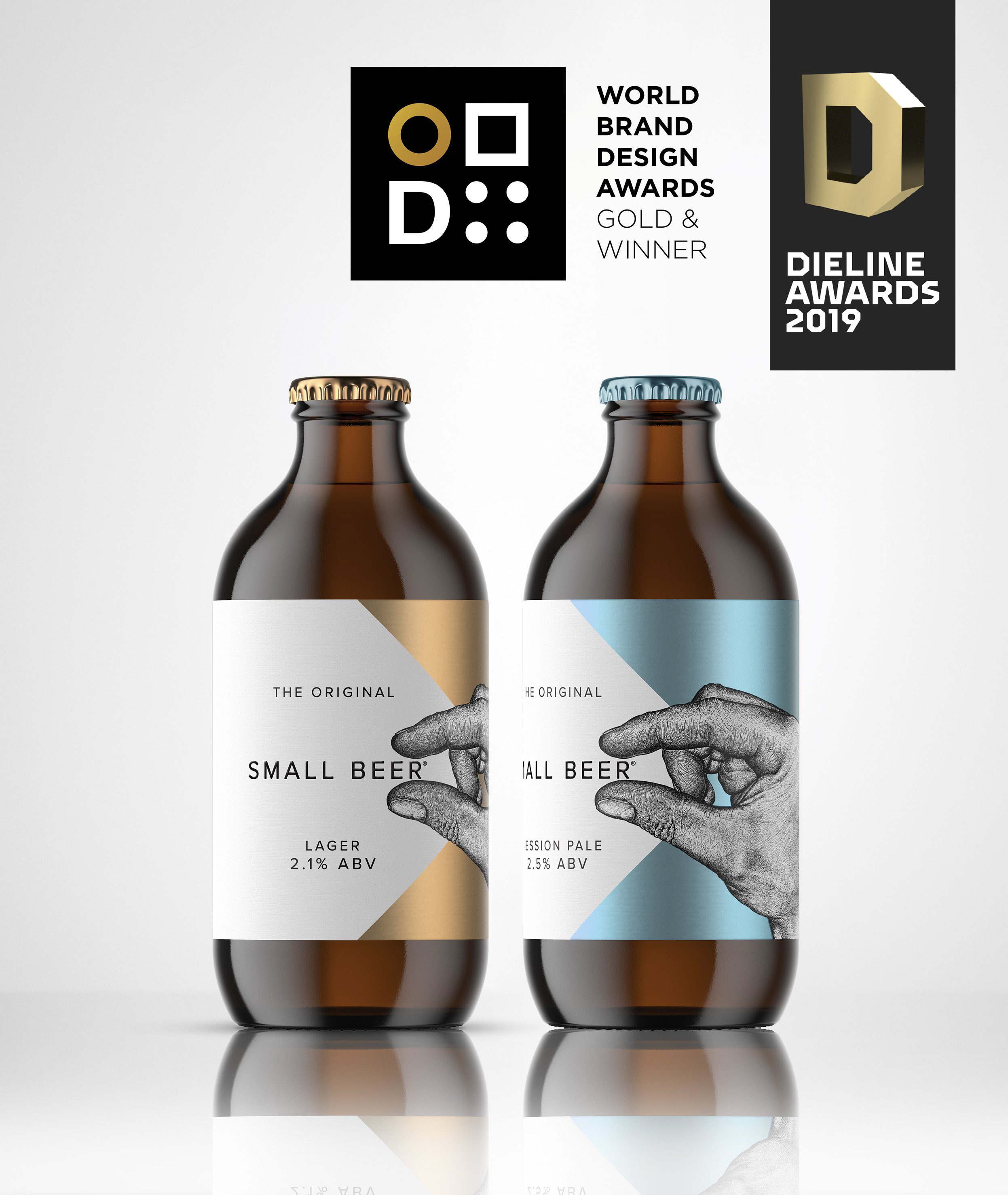 Small Beer award winning branding and design