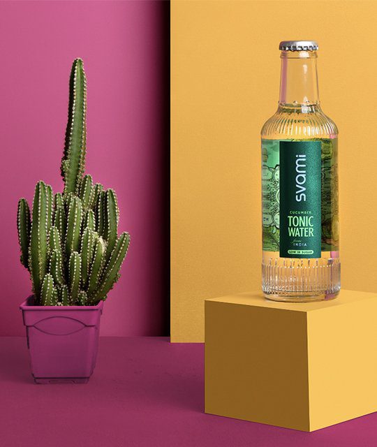Svami cucumber tonic water with cactus Kingdom & Sparrow