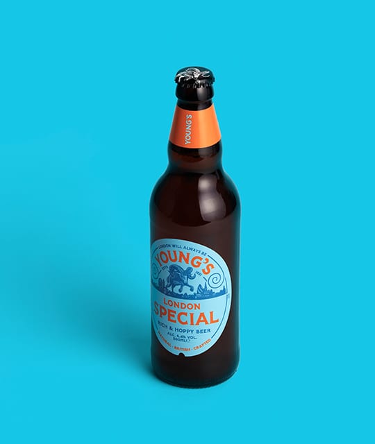 Young's Brewery Rebrand Kingdom & Sparrow